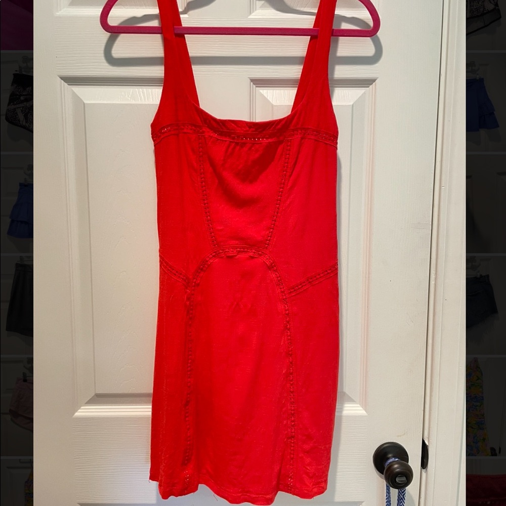 Red / Scarlett Free People Intimitely mini dress